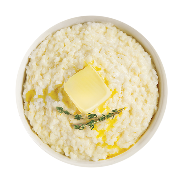 Bowl of Golden Rice Grits Rice
