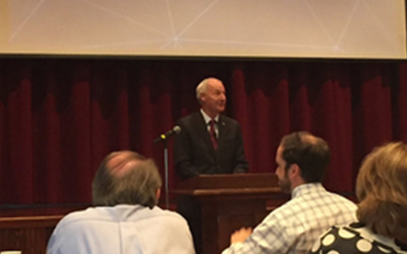 image of speaker on farming traceability