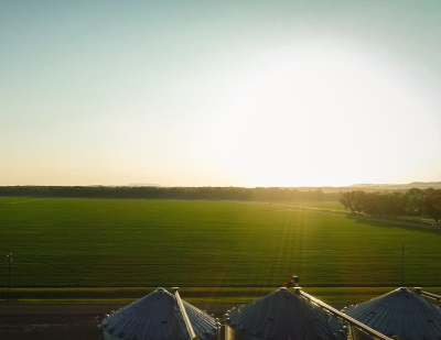 image of open field