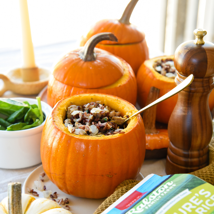 rice stuffed pumpkin